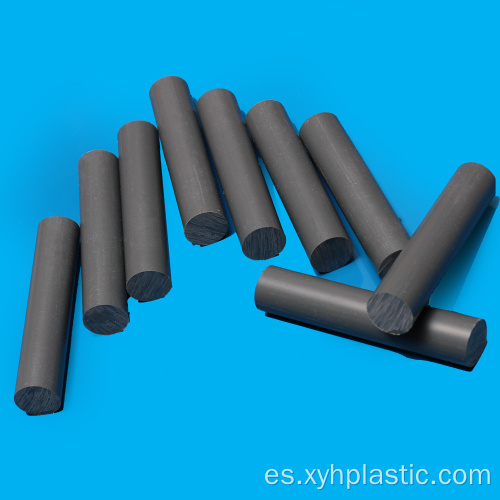 Varilla de PVC de calidad plástica de ingeniería gris